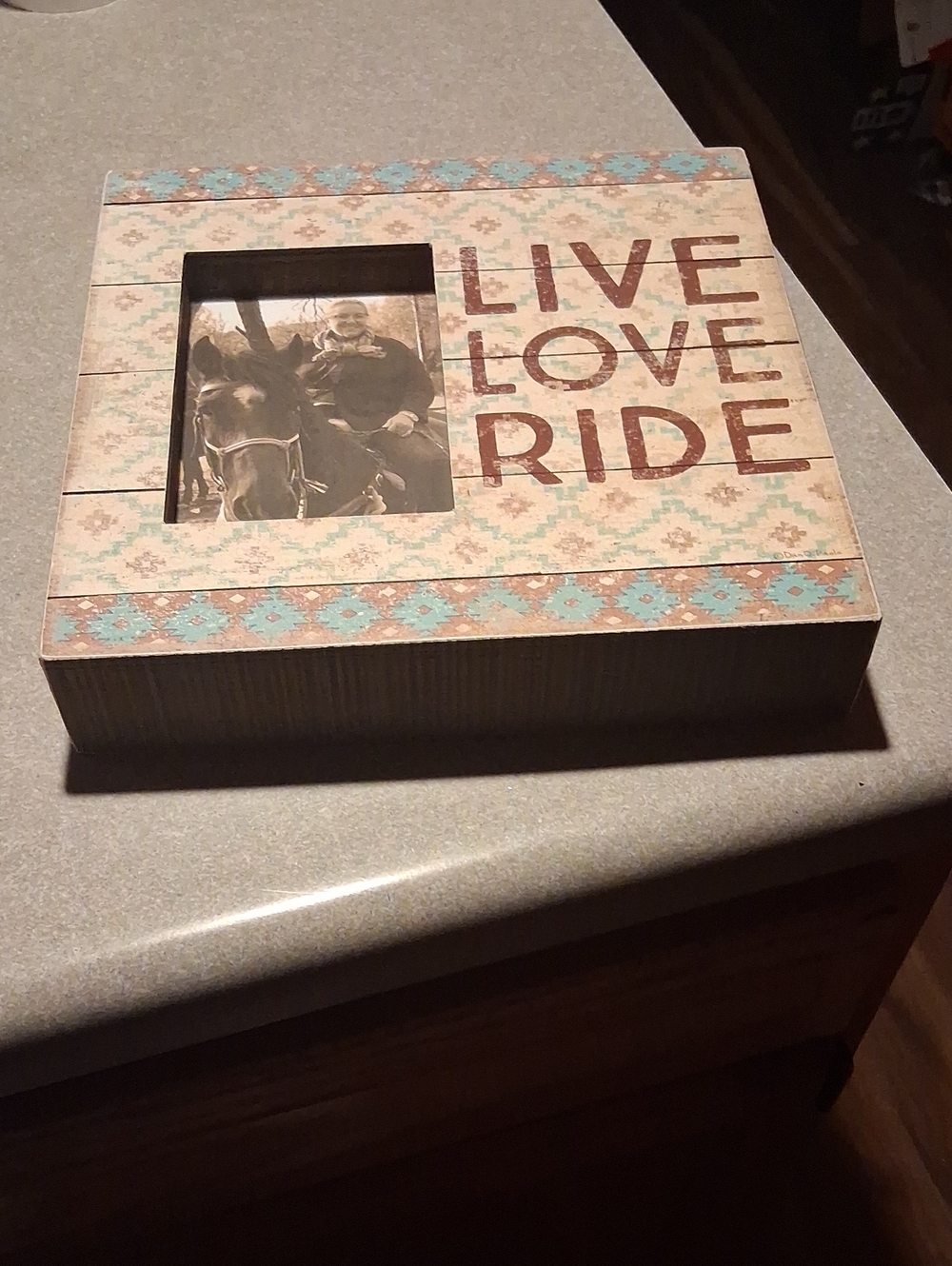 Live Love Ride Photo Frame By Primitives By Kathy